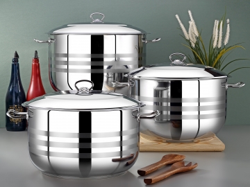 KALLAVİ TENCERE SET - 6 PARÇA
