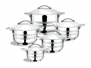 PRIME COOKWARE SET 10 PCS. (HELVANE SHAPE)