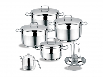 EUROPEAN LUX LINE COOKWARE SET 14 PCS.