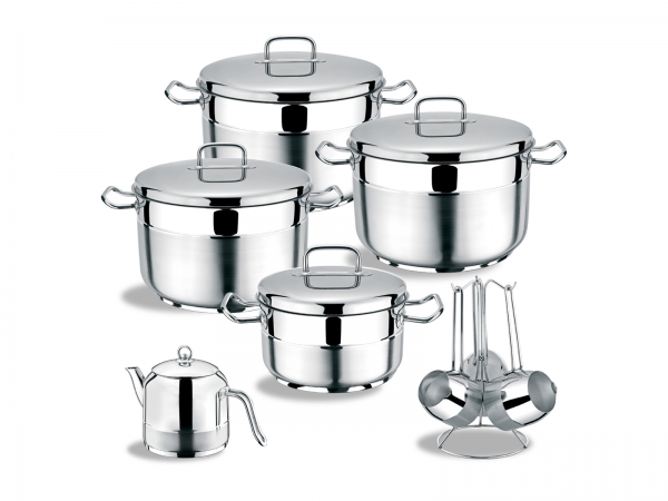 EUROPEAN LUX LINE COOKWARE SET 14 PCS.